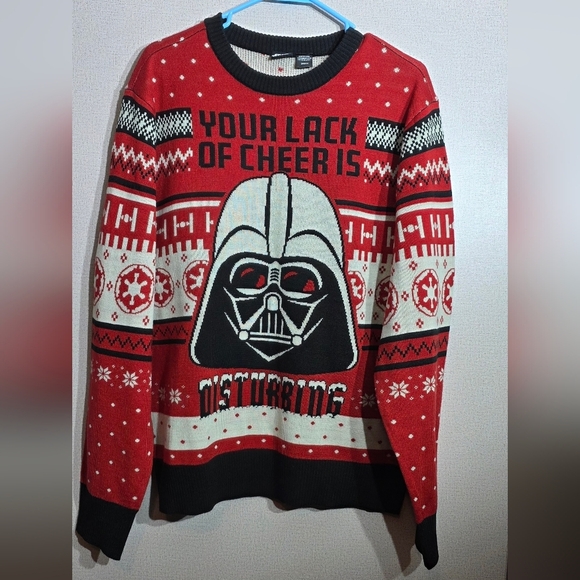 Star Wars Red and Black Crewneck Sweater - Picture 2 of 5